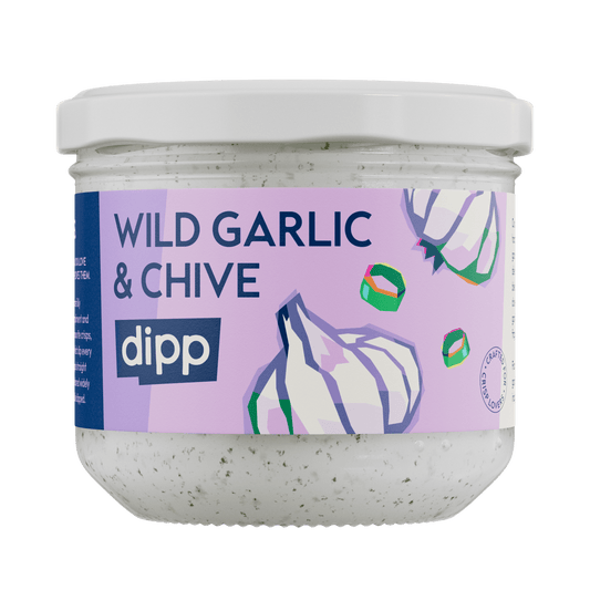 Creamy Wild Garlic + Chive Dip for Crisps Triple Pack - dipp
